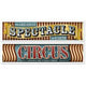 Pancartas de circo vintage (2 unidades)