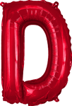 instaballoons Wholesale Red Letter D 16" Balloon