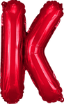 instaballoons Wholesale Red Letter K 16" Balloon