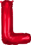 instaballoons Wholesale Red Letter L 16" Balloon