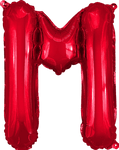 instaballoons Wholesale Red Letter M 16" Balloon