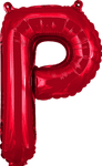 instaballoons Wholesale Red Letter P 16" Balloon