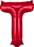 instaballoons Wholesale Red Letter T 16" Balloon