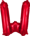 instaballoons Wholesale Red Letter W 16" Balloon