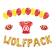 WOLFPACK Kansas City Chiefs Game Day Balloon Package