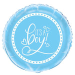 It's A Boy 18″ Foil Balloon by Unique from Instaballoons