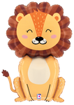 Jungle Lion 32″ Foil Balloon by Betallic from Instaballoons