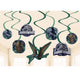 Jurassic World Spiral Decorations (12 Count)