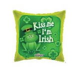 Kiss Me I'm Irish 18″ Foil Balloon by Convergram from Instaballoons