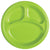 Kiwi Green Divided Plastic Plates 10″ by Amscan from Instaballoons