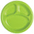 Kiwi Green Divided Plastic Plates 10″ by Amscan from Instaballoons