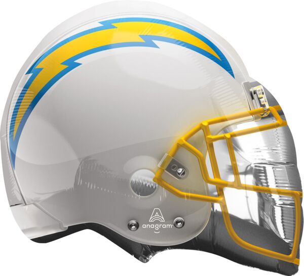 balloon football helmet LA Chargers NFL Football Helmet 21″ Balloon – instaballoons Wholesale