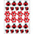 Ladybug Fancy Stickers (4 sheets) by Creative Converting from Instaballoons