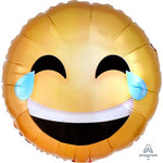 Laughing Emoji Emoticon 18″ Foil Balloon by Anagram from Instaballoons