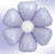 Pastel Lavender Daisy Flower 34″ Balloon