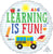 Learning is Fun School 18″ Foil Balloon by Anagram from Instaballoons
