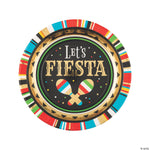 Let's Fiesta Paper Plates 9″ by Fun Express from Instaballoons