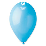 Light Blue 12″ Latex Balloons by Gemar from Instaballoons