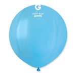 Light Blue 19″ Latex Balloons by Gemar from Instaballoons