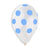 Light Blue Crystal Clear 12″ Latex Balloons by Gemar from Instaballoons