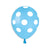 Light Blue Polka Dot 5″ Latex Balloons by Gemar from Instaballoons