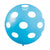 Light Blue with White Polka Dots 31″ Latex Balloon by Gemar from Instaballoons