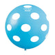 Light Blue with White Polka Dots 31″ Latex Balloon