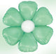 Globos de 16″ con flor de margarita verde pastel (3 unidades)
