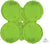 Lime Green Magic Arch 24″ Foil Balloon by Anagram from Instaballoons