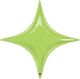 Lime Green Starpoint 40” Balloon