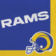 Los Angeles LA Rams Football Lunch Napkins (16 count)