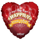 Love Fairytale "Happily Ever After" 18″ Foil Balloon by Convergram from Instaballoons