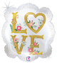 Love Frame Holographic 23″ Balloon