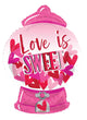 Love Is Sweet Candy Machine 28″ Balloon