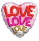 Love Love Love Heart 18″ Balloon