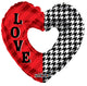 Love Open Heart (requiere termosellado) Globos de 9″ (10 unidades)