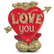 Love You Heart AirLoonz 46″ Balloon