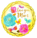 Love You Mom 18″ Foil Balloon by Anagram from Instaballoons