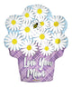 Love You Mom Daisies 18″ Balloon