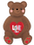 Love You Sitting Teddy Bear 20″ Foil Balloon by Anagram from Instaballoons