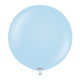 Globo de látex azul macaron de 5″ (100 unidades)
