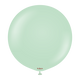 Globo de látex verde macaron de 24″ (2 unidades)