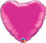Magenta Heart 36″ Foil Balloon by Qualatex from Instaballoons
