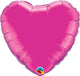 Magenta Heart 36″ Balloon
