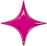 Magenta Starpoint 40″ Foil Balloon by Qualatex from Instaballoons