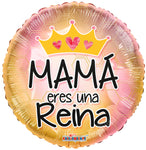 Mama Eres Una Reina 18″ Foil Balloon by Convergram from Instaballoons
