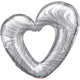 Marble Heart 42″ Balloon