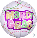 Mardi Gras Party 18″ Foil Balloon by Anagram from Instaballoons