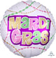 Mardi Gras Party 18″ Balloon