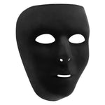 Mask Full Face - Black by Amscan from Instaballoons